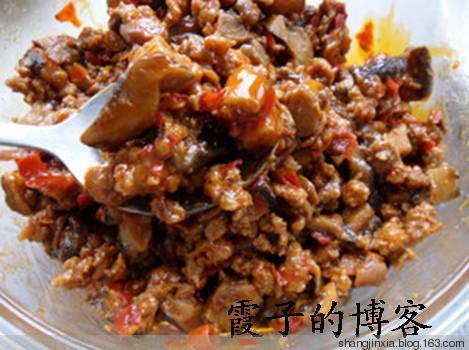傾心打造又一道香辣味濃的    香辣香菇醬 - 霞子 - 豬豬的樂園