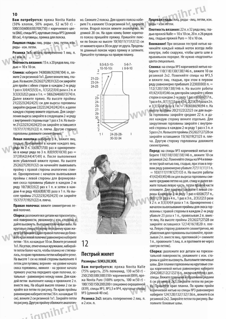 Спецвыпуск №3 2013 新款男毛衣 - 紫蘇 - 紫蘇的博客