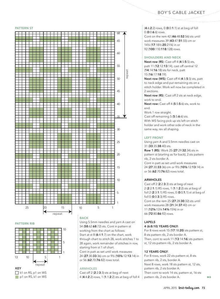 Knit Today Issue 110 2015 - 輕描淡寫 - 輕描淡寫