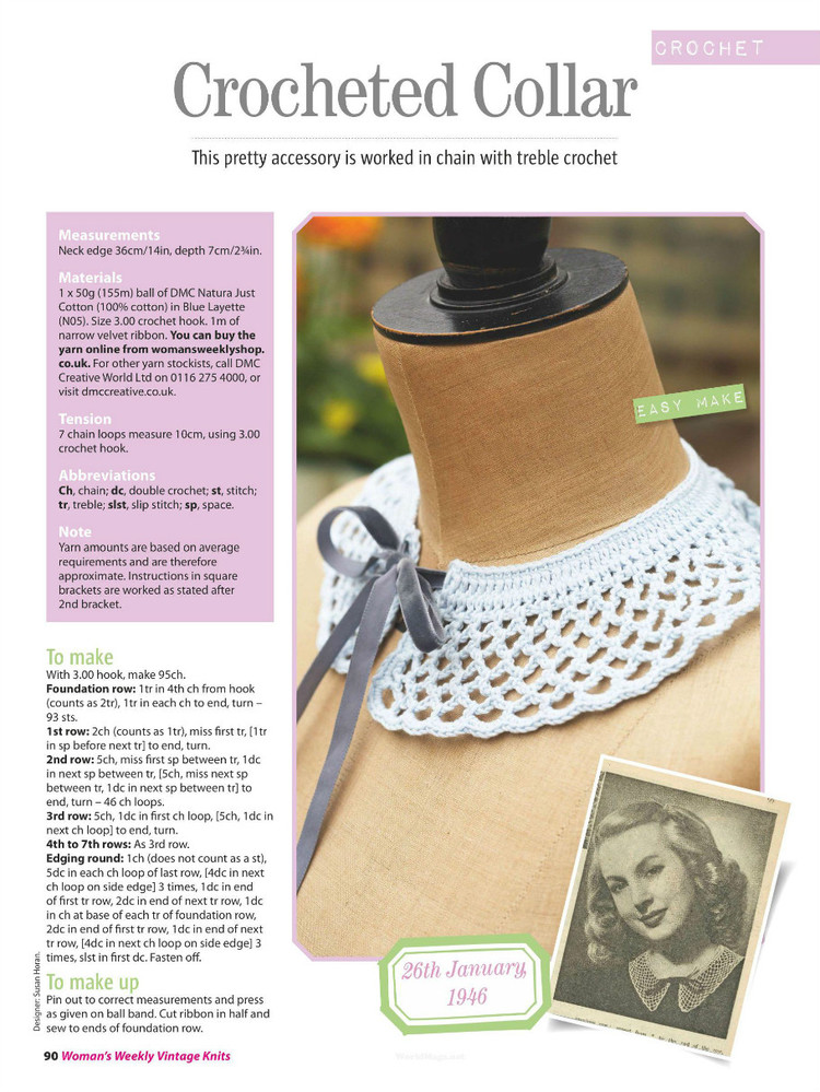 Womans Weekly Vintage View  Issue 10 2015 - 輕描淡寫 - 輕描淡寫