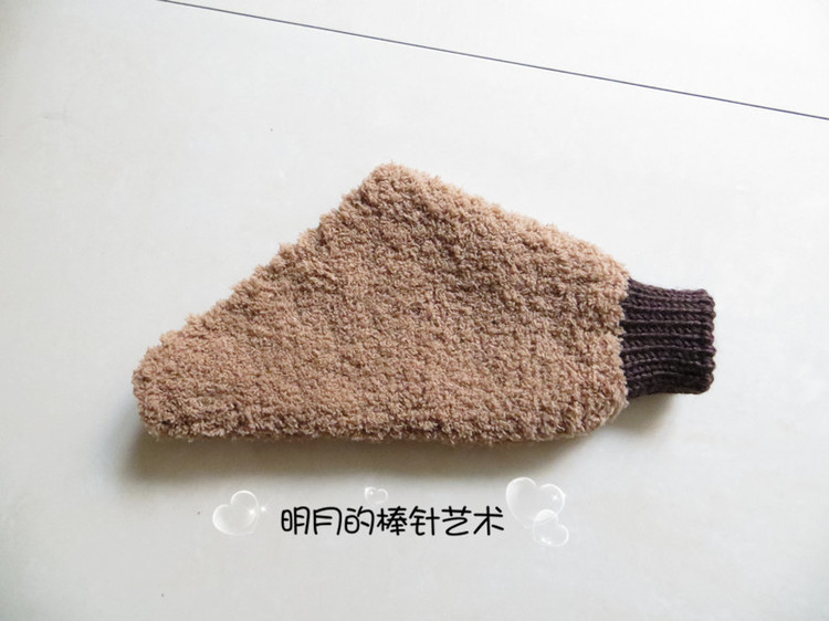 小熊斜口袋長(zhǎng)袖（零基礎(chǔ)視頻） - 明月的棒針?biāo)囆g(shù) - 明月的棒針?biāo)囆g(shù)