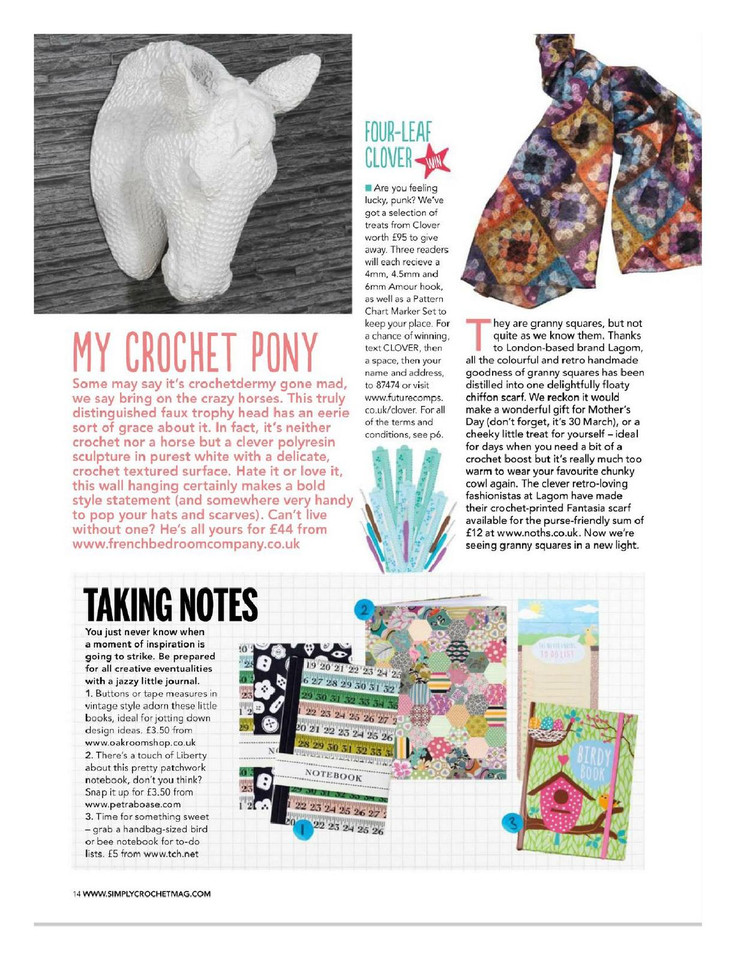 Simply Crochet  Issue 15 2014 - 輕描淡寫 - 輕描淡寫