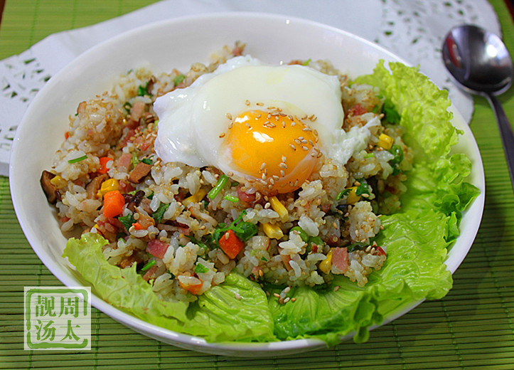 溏心蛋藜麥炒飯--蘋果公司食堂餐點(diǎn) - 周太靚湯 - 周太靚湯
