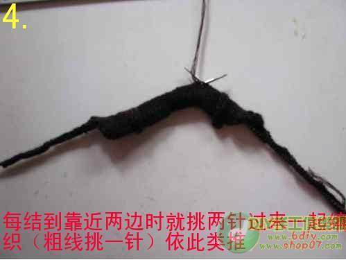 一種袖子的簡易織法（轉(zhuǎn)） - maomao - 我隨心動(dòng)