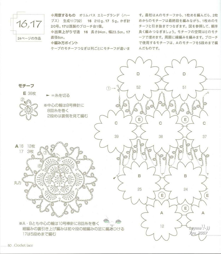 引用 【轉(zhuǎn)載】風(fēng)工房の小さなクロツシエレ一ス （風(fēng)工房精美蕾絲鉤編） - 荷塘秀色 - 茶之韻