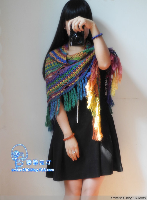 【戀戀云汀】彩虹貴夫人披肩 - 戀戀云汀 - 汀水云間戀戀云汀