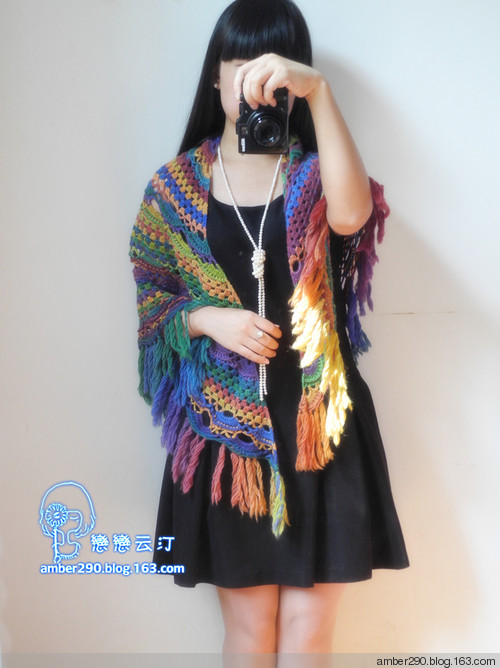 【戀戀云汀】彩虹貴夫人披肩 - 戀戀云汀 - 汀水云間戀戀云汀