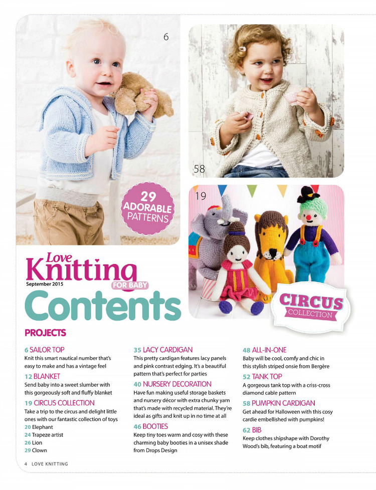 Love Knitting for Babies №57 September 2015 - 輕描淡寫 - 輕描淡寫