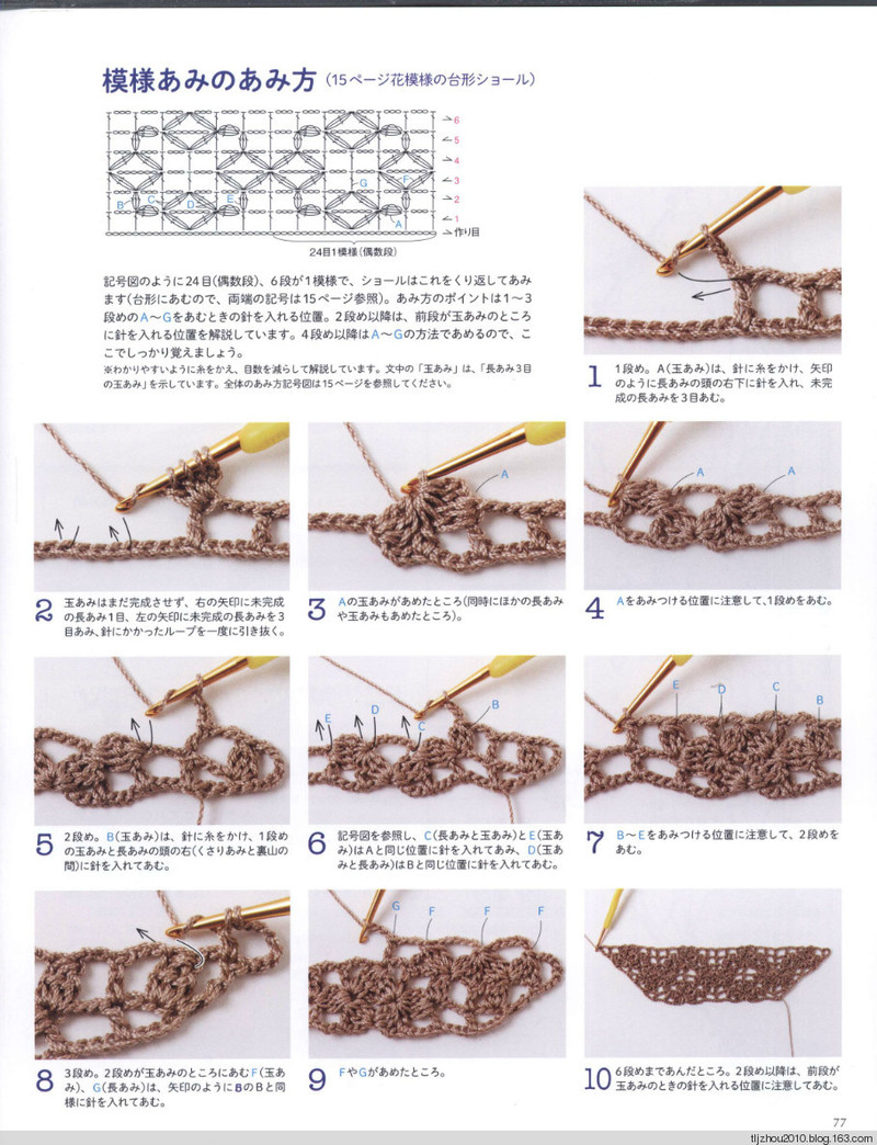 Crochet Shawls  Stoles 2014 - 紫蘇 - 紫蘇的博客