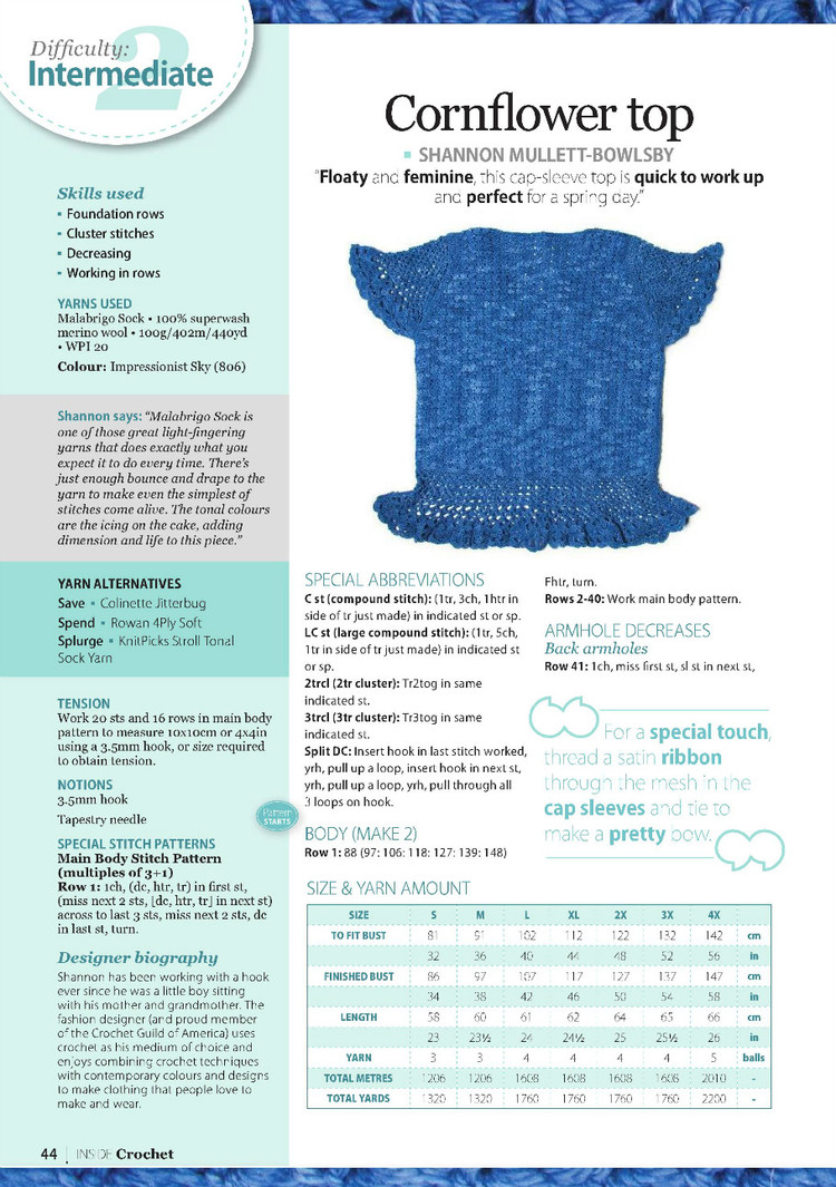 Inside Crochet №16 April 2011 - 輕描淡寫 - 輕描淡寫