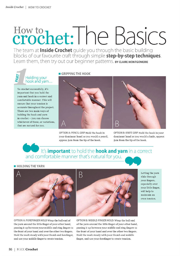Inside Crochet №16 April 2011 - 輕描淡寫 - 輕描淡寫