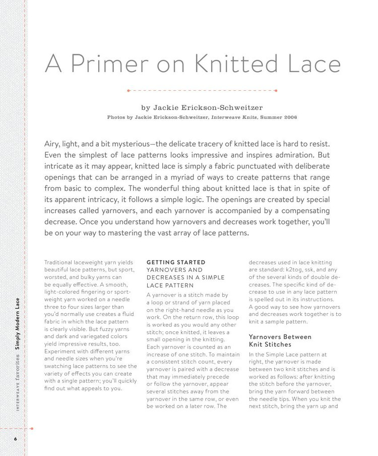 Simply Modern Lace :20 Knit Projects - 輕描淡寫 - 輕描淡寫