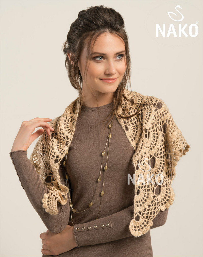 Crochet Moher Special Romantik Shawl - Daliute -