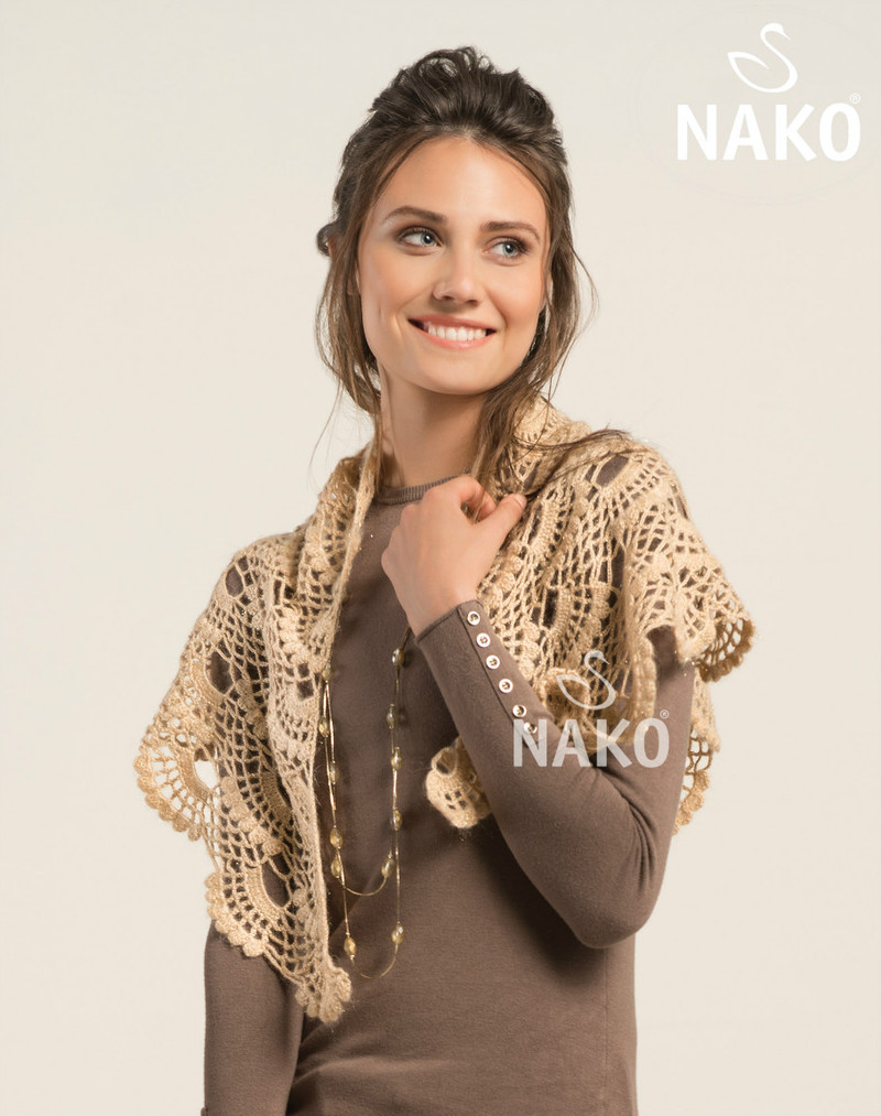 Crochet Moher Special Romantik Shawl - Daliute -