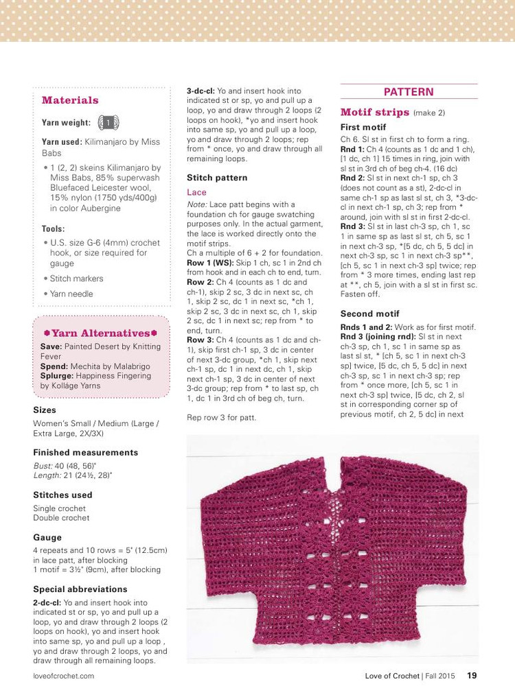 Love of Crochet  Fall 2015 - 輕描淡寫(xiě) - 輕描淡寫(xiě)