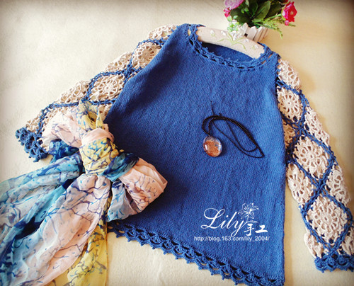 【Lily】--藍(lán)顏-- - Lily - Lily的手工編織天地