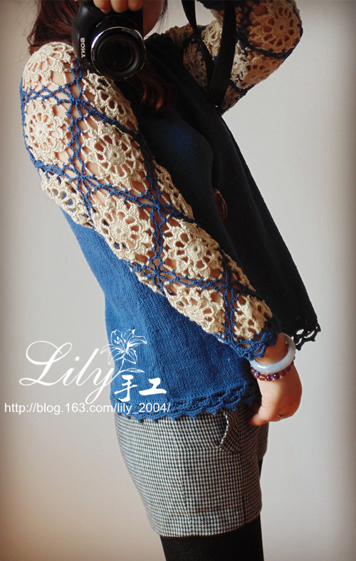 【Lily】--藍(lán)顏-- - Lily - Lily的手工編織天地