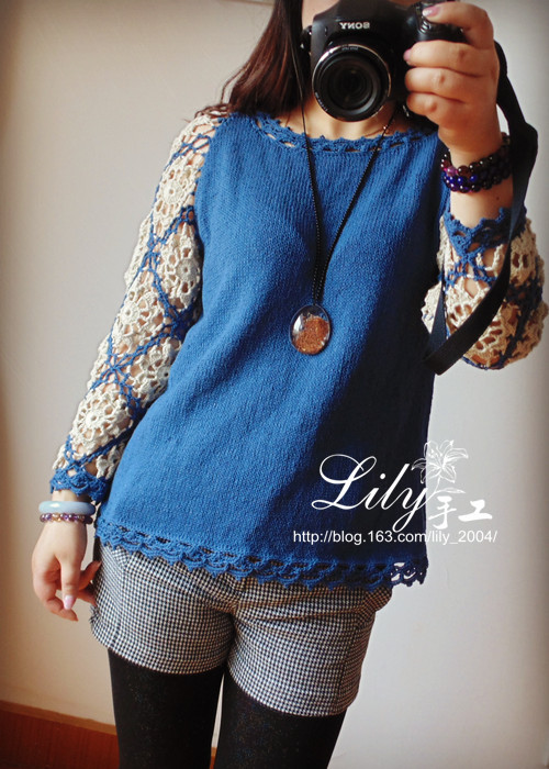 【Lily】--藍(lán)顏-- - Lily - Lily的手工編織天地