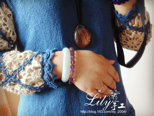 【Lily】--藍(lán)顏-- - Lily - Lily的手工編織天地