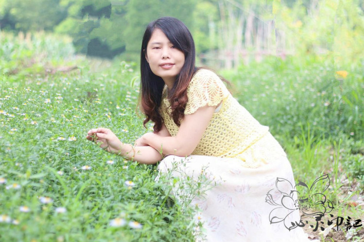 【心靈印記】檸檬——花邊小鉤衫 - 心靈印記 - 指間紗