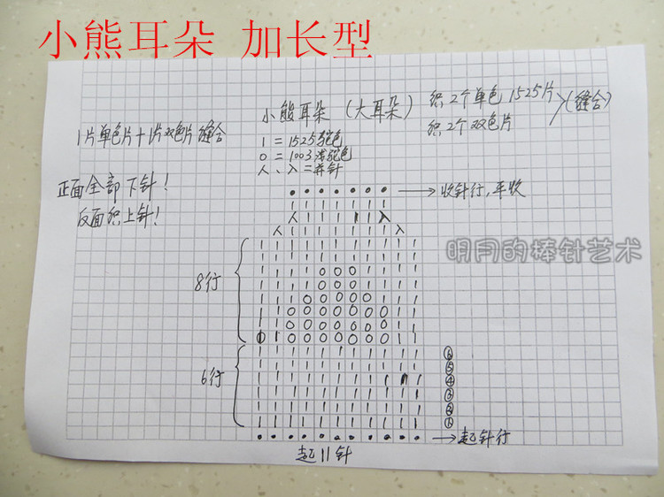 專柜正品 小熊（真人秀 視頻） - 明月的棒針藝術 - 明月的棒針藝術