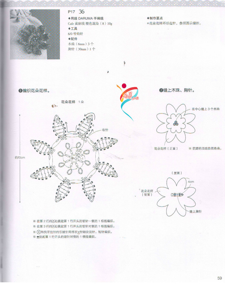 【雨菱掃描】戀上手編花飾 57款小飾品 - 雨菱 - 愛是綻放的花朵
