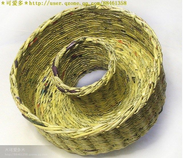 廢舊雜志報紙編織物（多圖鑒賞/附教程）——makki - 小小 - 靜水流深