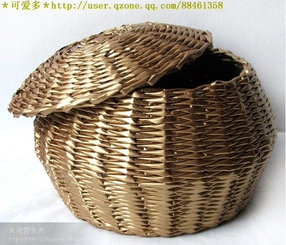廢舊雜志報紙編織物（多圖鑒賞/附教程）——makki - 小小 - 靜水流深