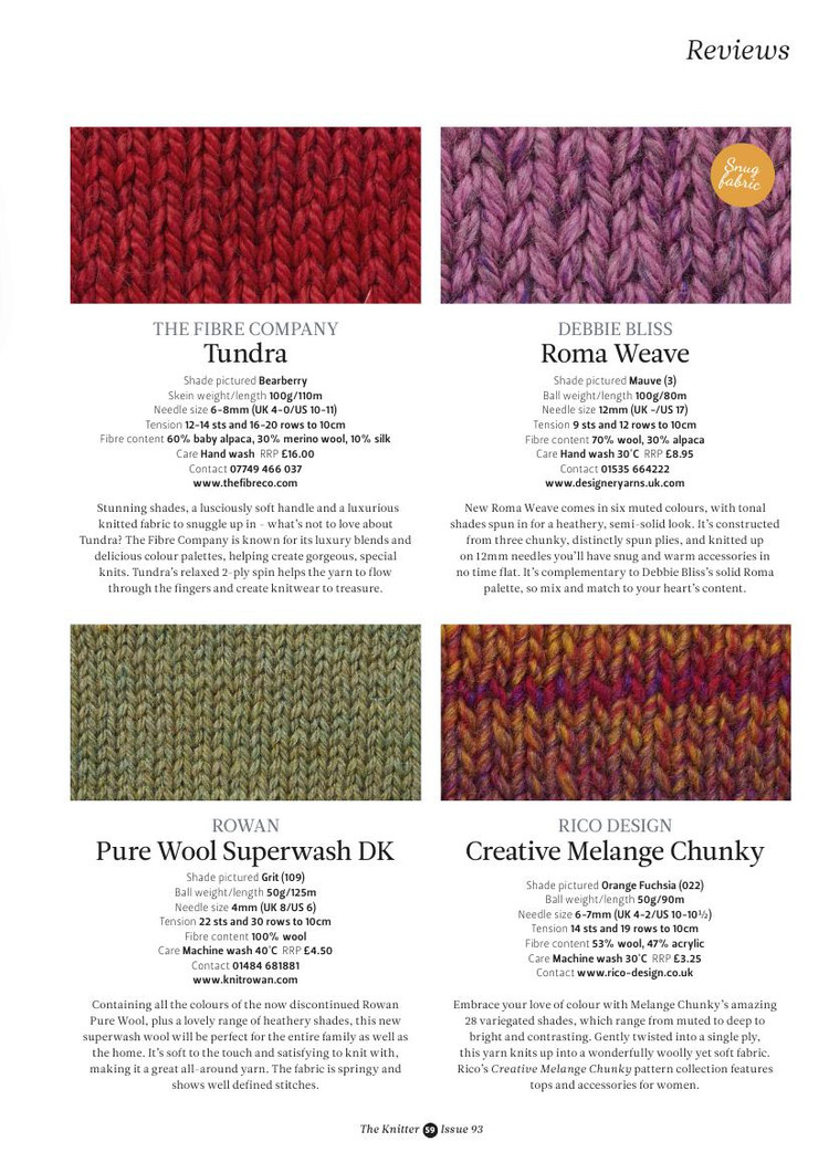 The Knitter Issue 93 2015 - 輕描淡寫 - 輕描淡寫