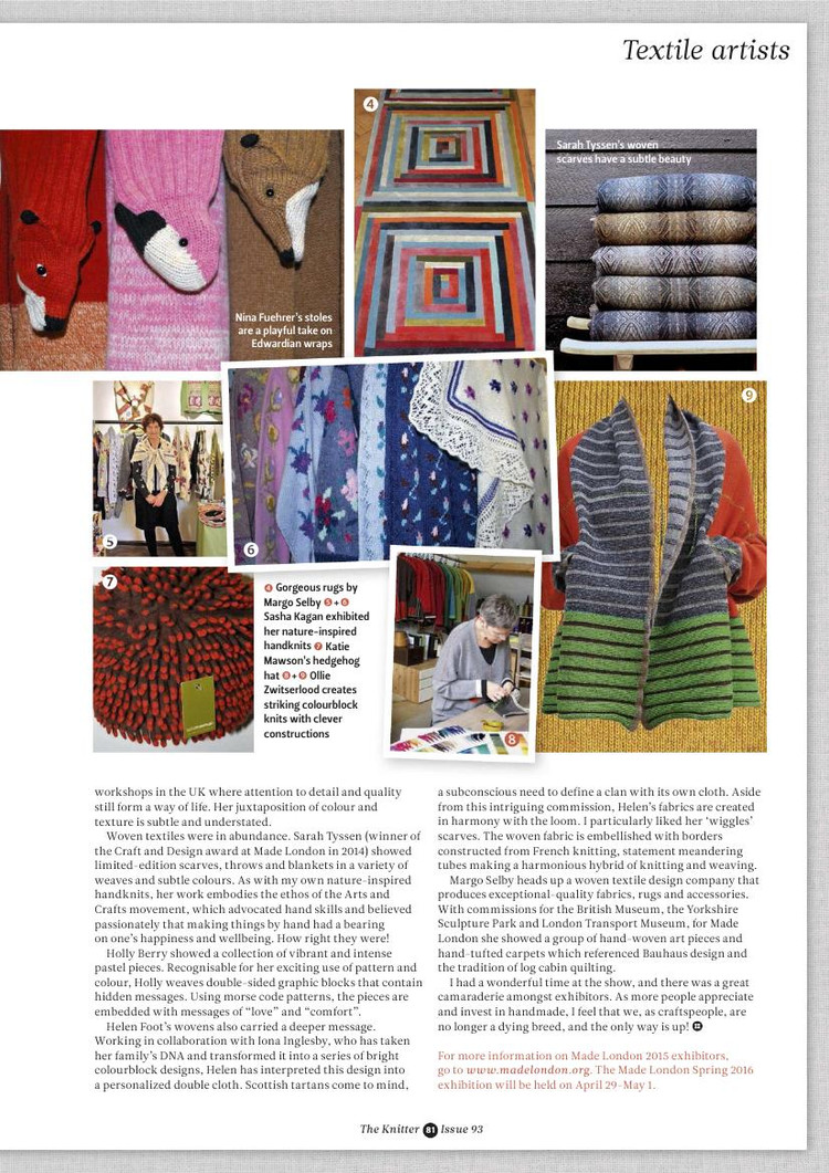 The Knitter Issue 93 2015 - 輕描淡寫 - 輕描淡寫
