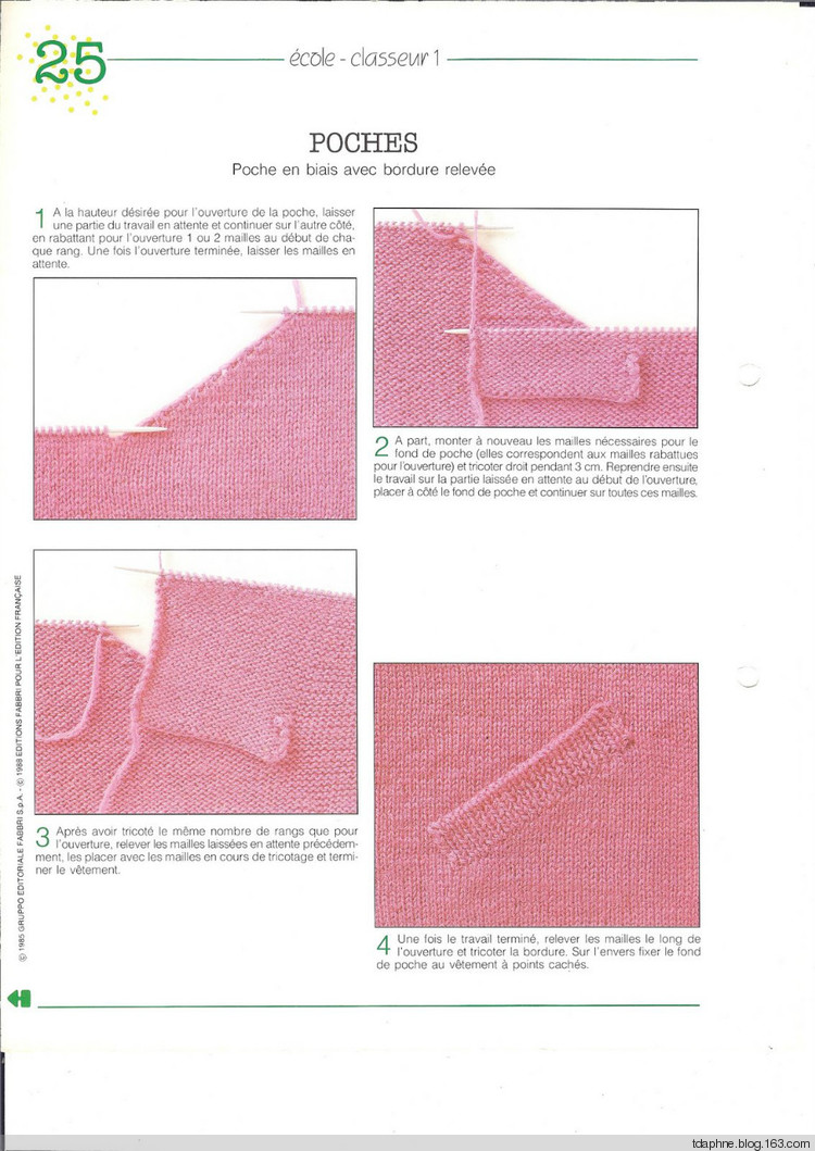 法國編織基礎書圖解秘籍49-100包羅萬有Tricot Passion - école classeur - Daphne Tsui - 因為愛所以愛