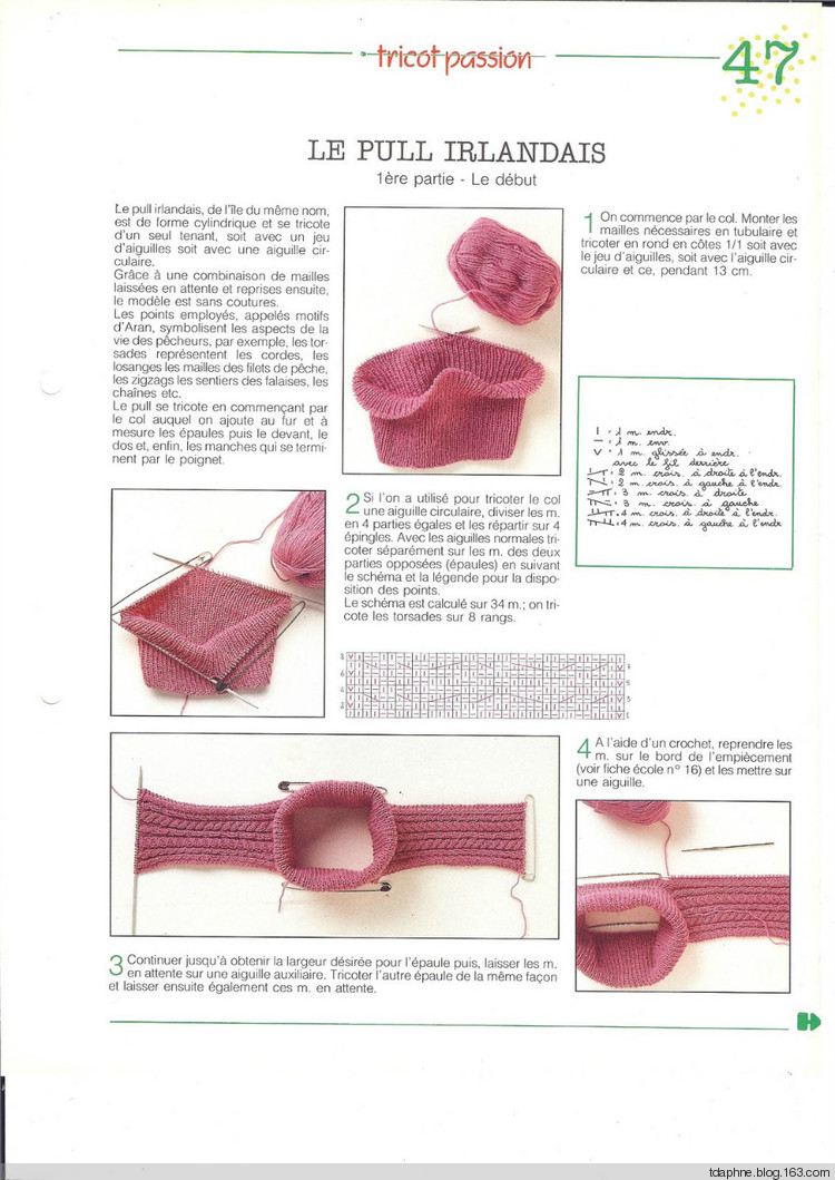 法國編織基礎書圖解秘籍49-100包羅萬有Tricot Passion - école classeur - Daphne Tsui - 因為愛所以愛
