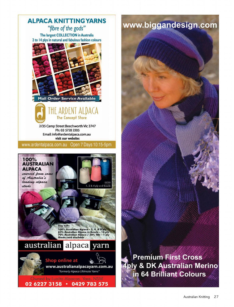 Australian Knitting  Volume 9 №1 2017 - 輕描淡寫(xiě) - 輕描淡寫(xiě)