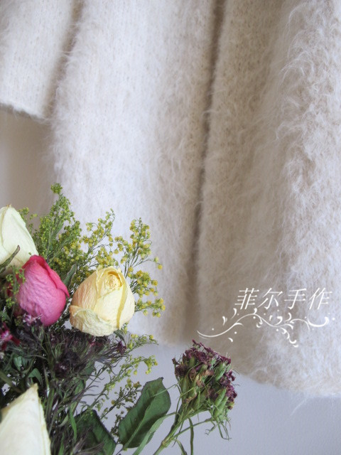 【菲爾手作】大牌開衫季之春雪---清純公主范外套（美圖+女兒秀) - 菲爾 - 菲爾的編織博客