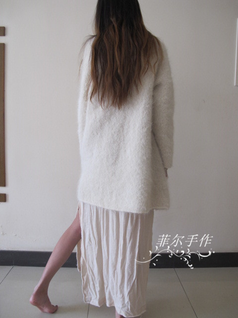 【菲爾手作】大牌開衫季之春雪飛花---清新公主范外套（美圖+女兒秀) - 菲爾 - 菲爾的編織博客