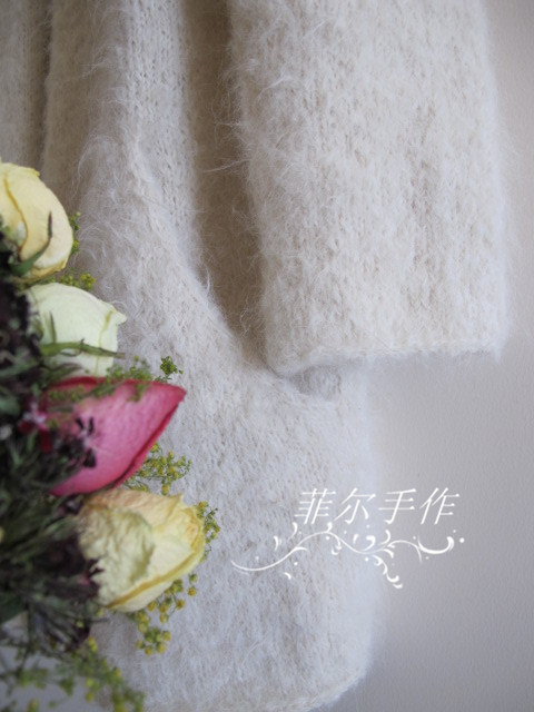 【菲爾手作】大牌開衫季之春雪---清純公主范外套（美圖+女兒秀) - 菲爾 - 菲爾的編織博客