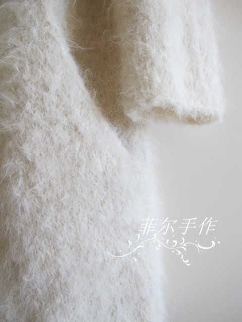 【菲爾手作】大牌開衫季之春雪---清純公主范外套（美圖+女兒秀) - 菲爾 - 菲爾的編織博客