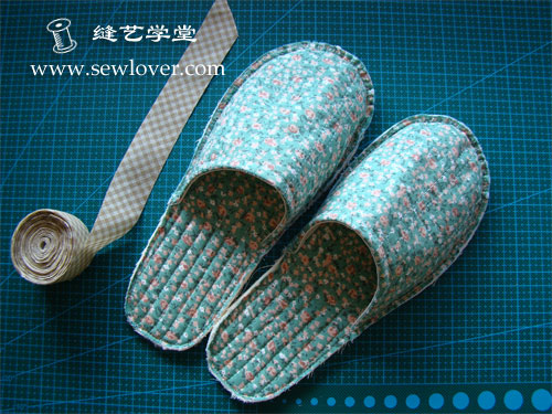 手工室內(nèi)拖鞋紙樣制作教程 - 一片冰心 - 一片冰心