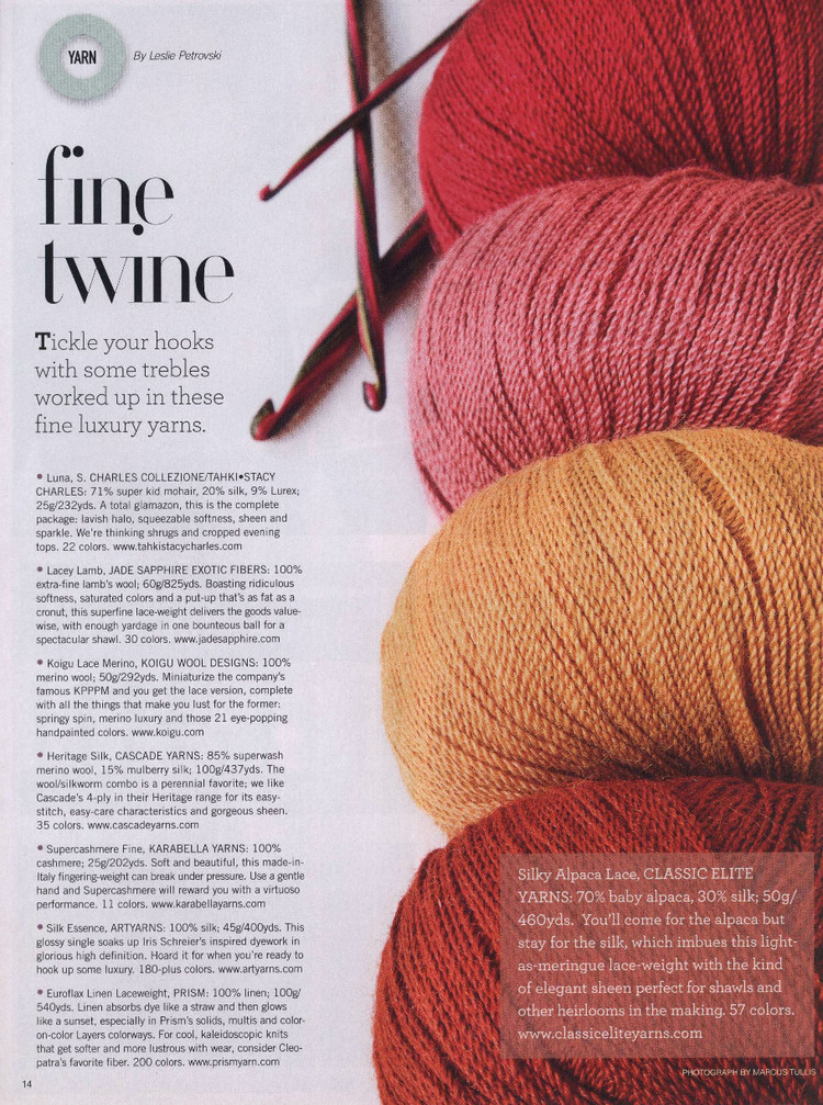 Vogue Knitting Crochet 2014 - 輕描淡寫 - 輕描淡寫