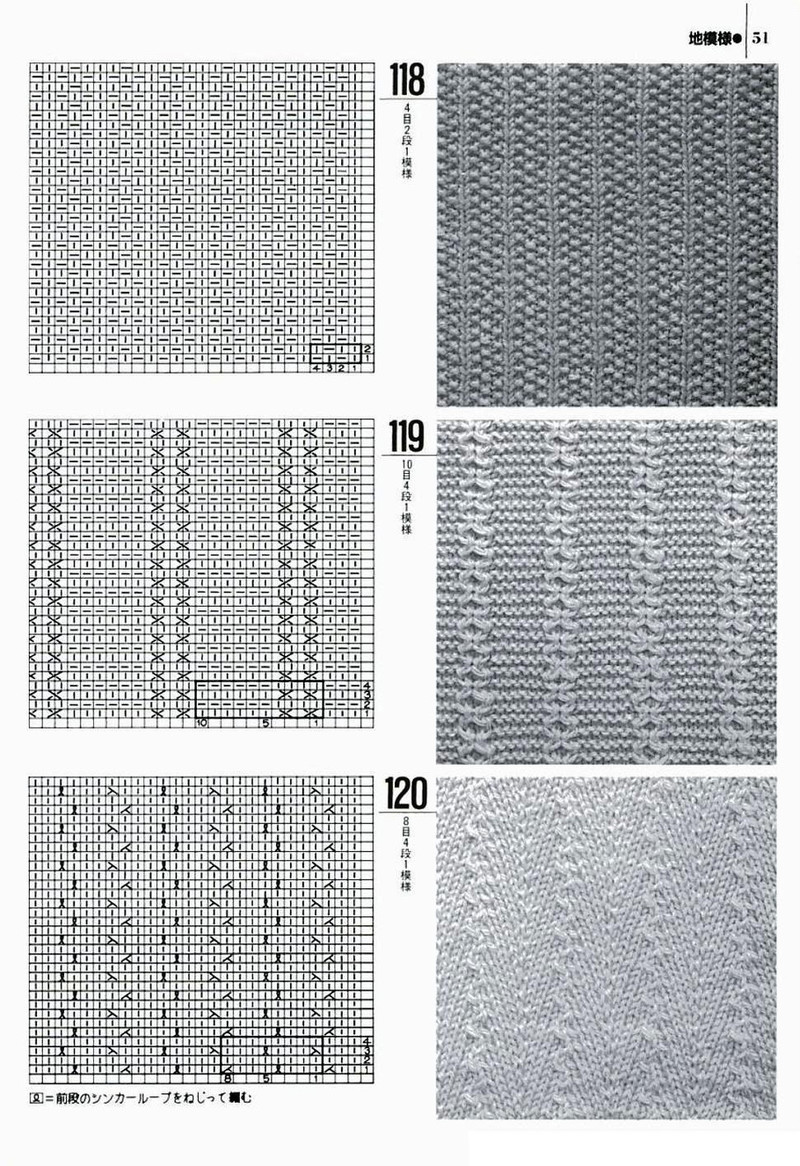 棒針花樣1000種（2） - 水心云影 - 水心云影的博客