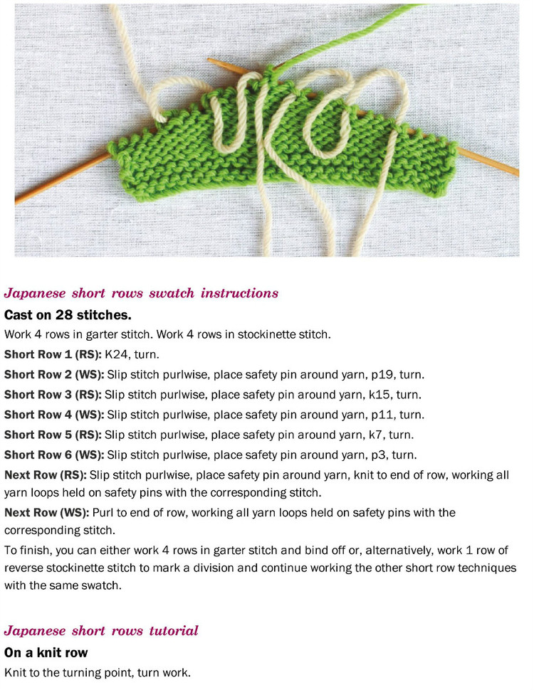 Short Row Knits: A Master Workshop with 20 Learn-as-You-Knit Projects 2015 - 輕描淡寫 - 輕描淡寫