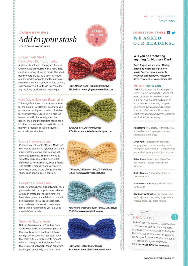 Inside Crochet №75 2016 - 輕描淡寫 - 輕描淡寫