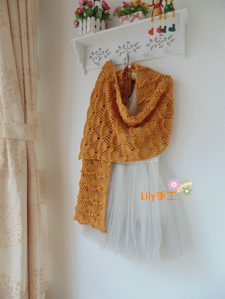 【Lily手工】--野百合--百搭羊毛圍巾 - Lily - Lily的手工編織天地