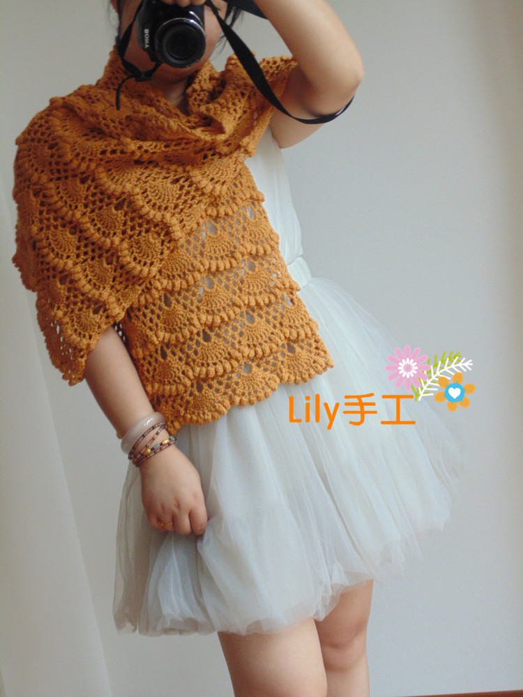 【Lily手工】--野百合--百搭羊毛圍巾 - Lily - Lily的手工編織天地