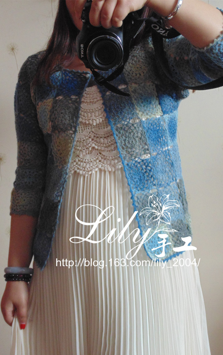 【Lily】--如黛--暖春拼花小開衫 - Lily - Lily的手工編織天地