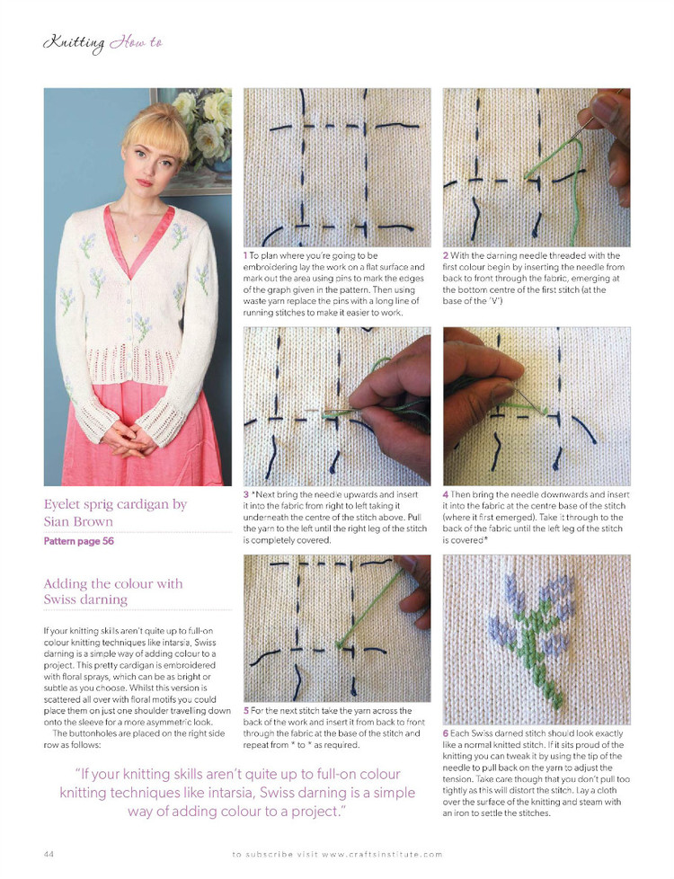 Knitting Magazine  May 2014 - 輕描淡寫(xiě) - 輕描淡寫(xiě)