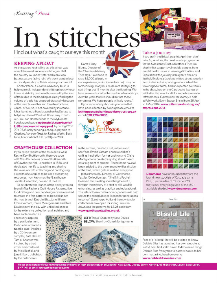 Knitting Magazine  May 2014 - 輕描淡寫(xiě) - 輕描淡寫(xiě)