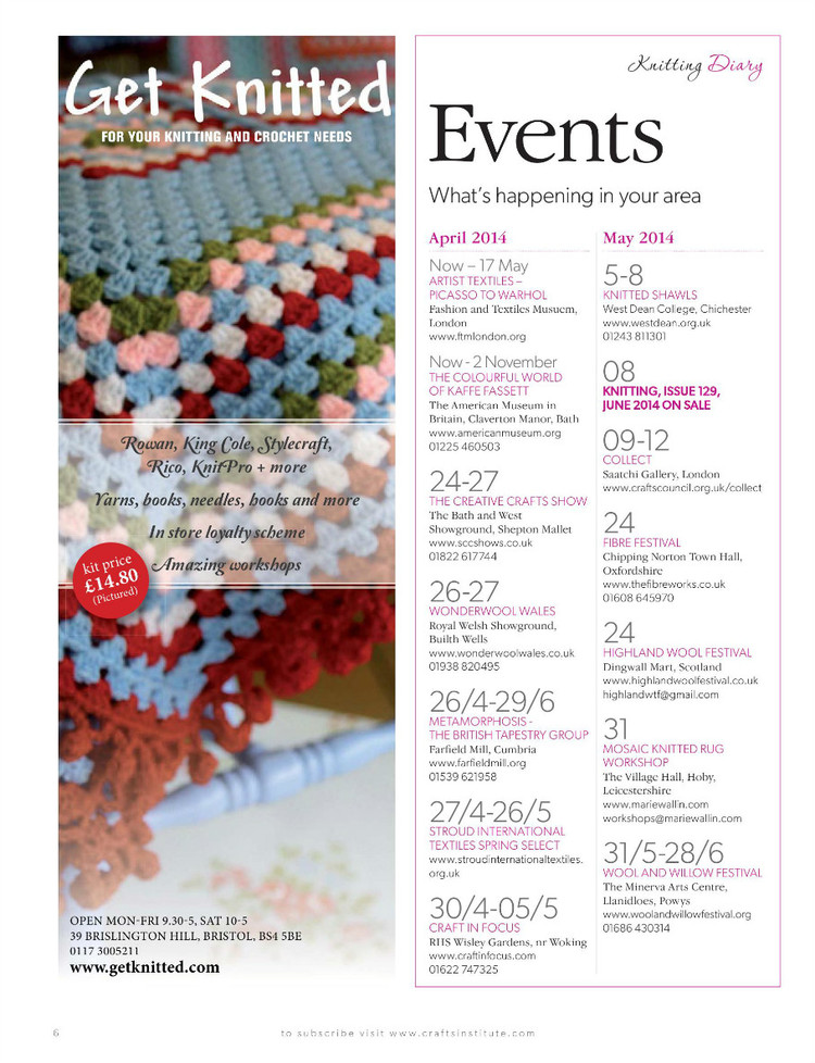 Knitting Magazine  May 2014 - 輕描淡寫(xiě) - 輕描淡寫(xiě)