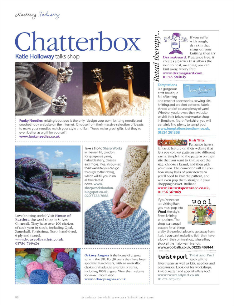 Knitting Magazine  May 2014 - 輕描淡寫(xiě) - 輕描淡寫(xiě)