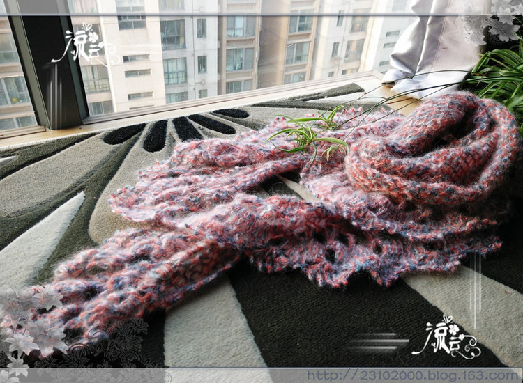 繁花－－新月披肩 - 流云 - 流云的生活小站
